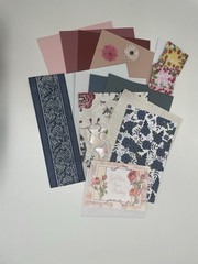 Junk Journal Supplies, Mixed Media, Wallpaper Scraps, Scrapbook Paper, Stickers