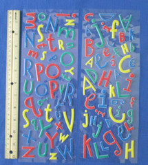 #25 NEW Lot-15 Alphabet Letters Numbers Stickers Cardmaking Scrapbook 2 Missing
