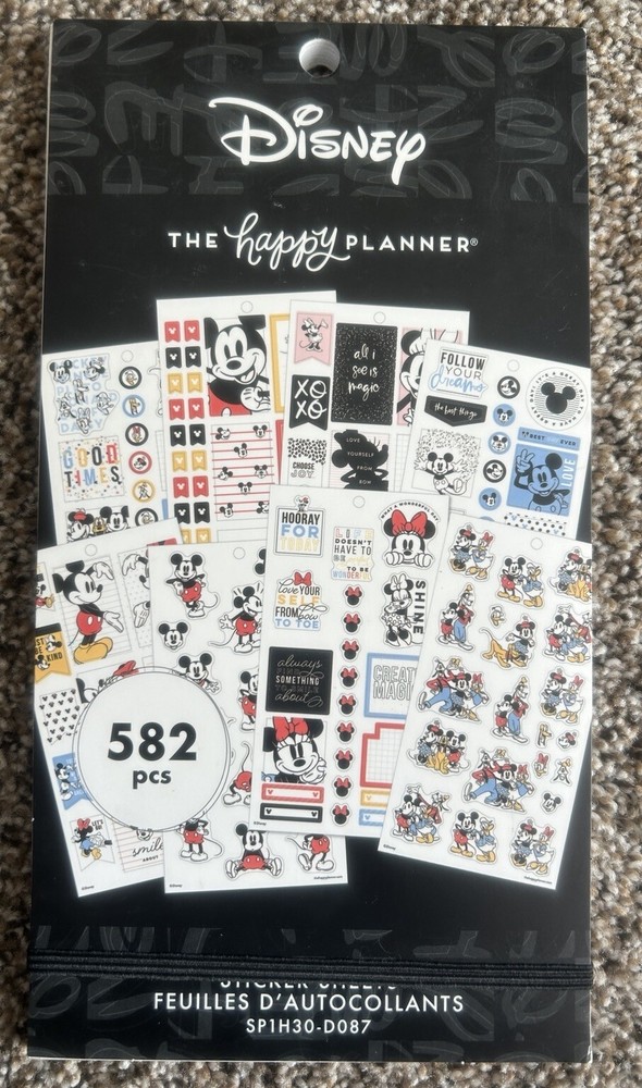 Happy Planner Disney Mickey and Friends Magic Plans (582 pcs)