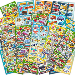 24 Sheets Stickers for Kids & Toddlers, Cute Kids Stickers Variety Pack for Scra