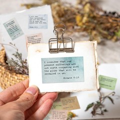240PCS Retro Bible Verse Stickers Inspirational Scripture Journaling Scrapbook
