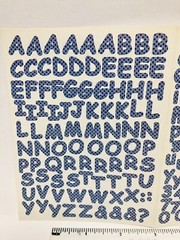 Creative Memories ABC/123 Stickers Scrapbook Mini Stickers, 2003 NEW!
