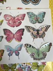 Violette Sticker Club 18 Sheets Pro Pack Sticker Sheets Butterflies Flowers