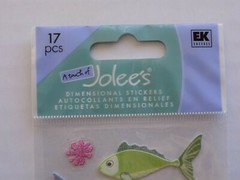 Lot of 2 A Touch of Jolee’s Dimensional Stickers BUTTERFILES & FISH CORAL NEW