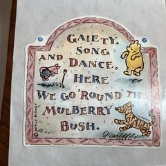Vintage Winnie The Pooh Stickers Rolls Lot of 2