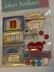 RARE Jolee’s Boutique Travel & Vacation Stickers LAS VEGAS Casino Slots