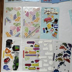 Partial Sticker Sheets & Mods Mrs Grossman, Stickomotomus, Sandylion, Meyer