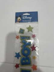 Disney Embroidered Stickers Mickey Mouse Oh Boy Disneyland Disney World