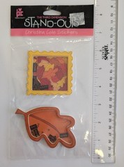 Fall Autumn Leaves Shakers Scrapbooking Stickers By Provo Crafts Stand-Outs