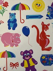 HOME ASSORTMENT Stickers (40pc)Highlights•Animals•Flower •Clock•Pencil•Children•