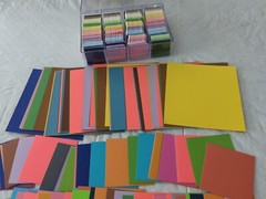 Large Lot Scrapbooking Square And Rectangle Embellishment Papers
