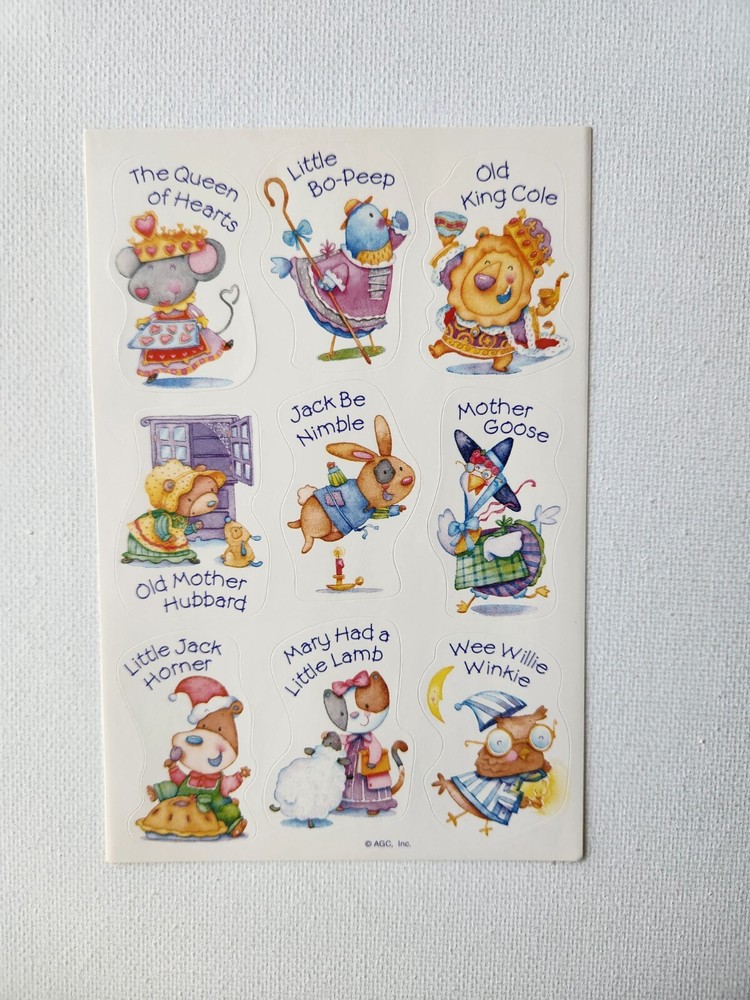 American Greeting Card stickers – 1 sheet nursery theme
