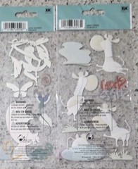 Jolee’s Scrapbooking 3D Stickers Zoo Jungle Safari Africa Monkey Lot 2 NIP