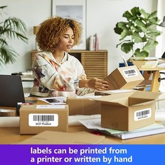 1000 Count 2″x1″ Thermal Labels – 12 Rolls, Easy Peel & Permanent Adhesive