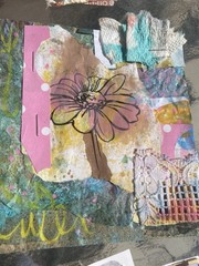 Unique Handmade Ephemera, Scrapbook,Junk Journal,tag,embellishment Mixed Media