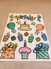 Penny Black Stickeroos~Birthday Stickers
