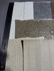 Vtg. Textured Wallpaper Samples from Sample Book, Ethan Allen (10 Pieces) Set 9