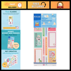 Toy Story Sticker Set – 30 Sheets, Easy-Peel for Planners, Calendars, Journals &