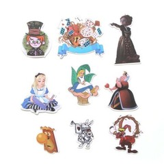 Alice in Wonderland Stickers 
