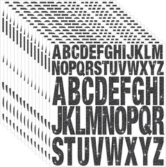 15 Sheets Letter Stickers 780 Pcs Glitter Capital Letters Large Self-Adhesive Vi