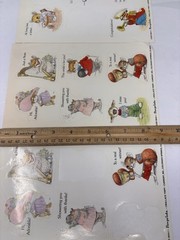 Lot Vtg Wallace Tripp Pawprints Current Mouse Mice Hippo Rabbit Stickers Sheets