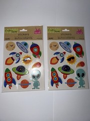 33 Pack Crafter’s Square 3D Scrapbook Craft Stickers Assorted Designs
