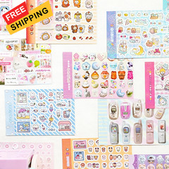 1500+ Mini Cartoon Stickers, Kawaii 72 Sheets Japanese Sticker Blue