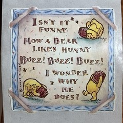 Vintage Winnie The Pooh Stickers Rolls Lot of 2