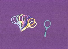 TENNIS RACQUET die cuts scrapbook cards
