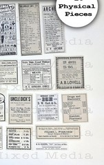 MARKET GROCERY 24pc LOT A Junk Journal Ephemera Paper Pack Vintage