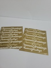 Vintage 1990s Holiday Christmas Mixed Sticker Sheets Hallmark Hobby lobby Ect