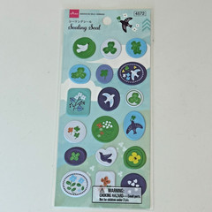Daiso Sealing Stamp Seal Sticker Sheet – Scandinavian Style