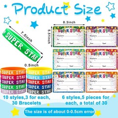 60 PCS You’re A Star Student Certificates Preschool Award Recognition Card