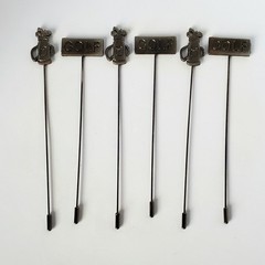Vintage Golf Stick Pins/Picks Scrapbooking Altered Art Junk Journals Hats Retro