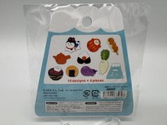 Japanese Washi paper Flake Stickers 5set 40Pcs Food theme Kawaii stationary