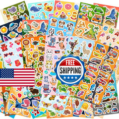 48 Sheets Stickers for Kids, Cute Stickers Variety Pack for Scrapbooking, Teache