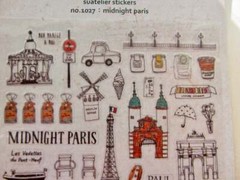 MIDNIGHT PARIS – Adorable scrapbooking sticker