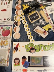 HUGE Bulk Scrapbooking Embellishments, Letters and Stickers Lot 100+ Items