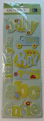 K & Company Chipboard Stickers-Variations-Tim Coffey, Brenda Walton, K Panacci