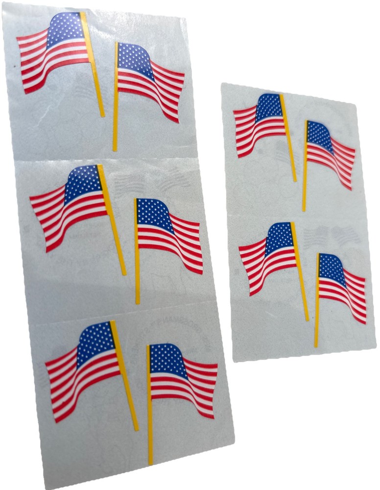 Mrs. Grossman’s Patriotic Stickers USA Flag 4th of July Olympics America Vets