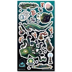Stickii – Deep Sea Creatures Sticker Sheet – Underwater Ocean Monster Stickers