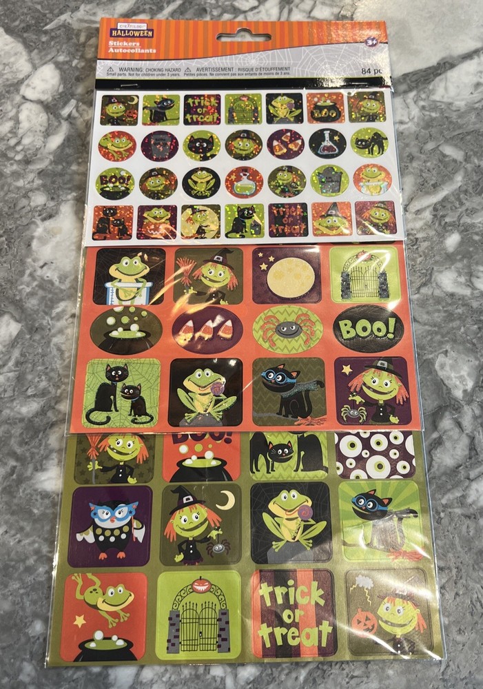 Creatoloty – Halloween Stickers – 84 Piece