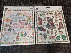 Lot of 9 Victorian Creative Gifted Stickers Sticker sheet 8″ x 10″