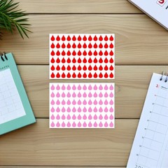100 Sheets Stationery Adhesive Tabs Writable Label Stickers Colored Dot