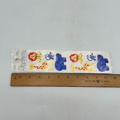 Frances Meyer Inc Stickers Hippo & Friends Lion Monkey FMI New in Package