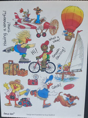 SUZY’S ZOO VACATION STICKER SHEET #9653