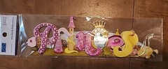 Karen Foster Dimensional Stacked Statement Stickers Scrapbook Princess New Rare