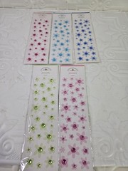 Lot Of 5 Crafts Doodlebug Mini Jewels Repeats Assorted Sizes Gems Bling New