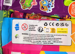 2 PACKAGES FUN NOVELTY BUILD A PUFFY STICKER PUKEY PUFFS OR PUFFY PUFFS CHOOSE 1