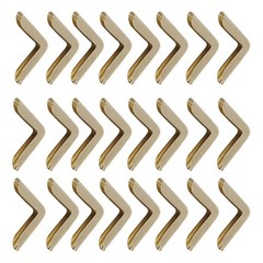 50Pcs Reusable Golden Iron Book Corners Vintage Style Corner Protectors